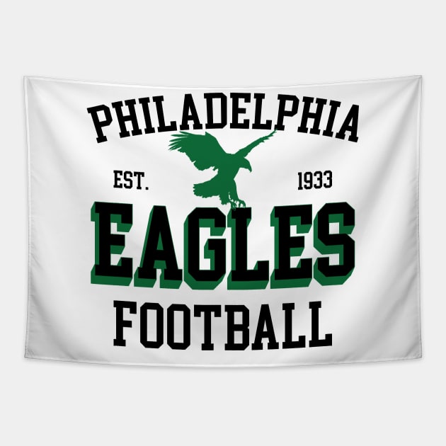 Philadelphia Eagles Football Fan v2 Tapestry by Emma