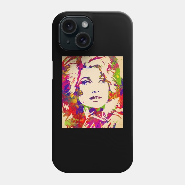 Dolly-parton Phone Case by Mum and dogs