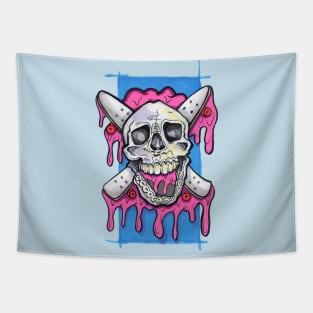 Skull Sk8 Tapestry