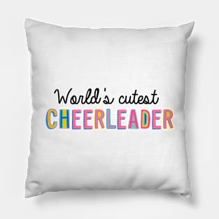 Cheerleader Gifts | World's cutest Cheerleader Pillow