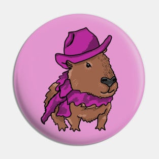 Fancy gal capybara Pin