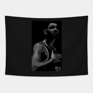 Tim Duncan San Antonio Sports Art Tapestry