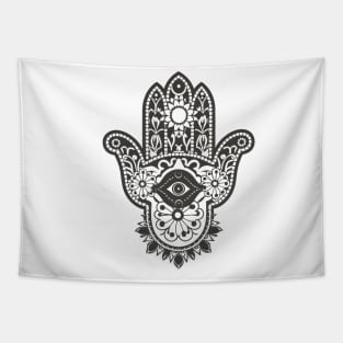 Hamsa Hand illustration Tapestry