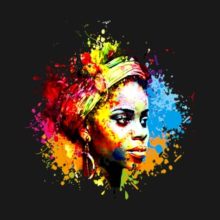 African woman watercolor T-Shirt