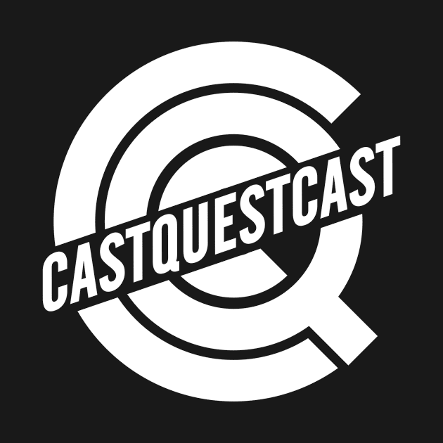 CastQuestCast Logo White by CastQuestCast