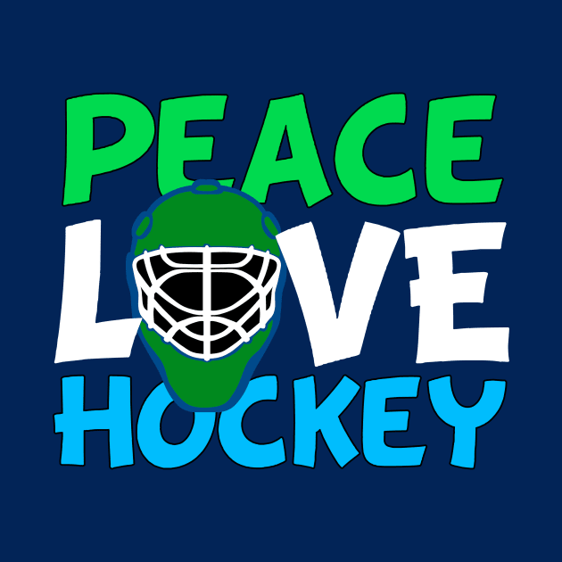 Peace Love Hockey by epiclovedesigns