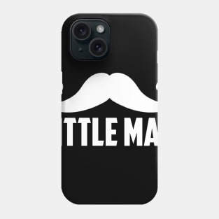 Fathers Day 2018 Little Man Mustache Matching Dad And Kiddo Phone Case