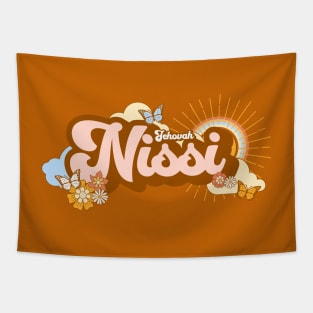 Cute Colourful Jehovah Nissi Tapestry