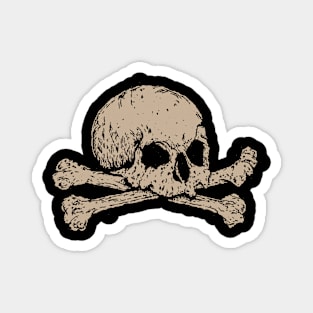 skull & cross bones Magnet