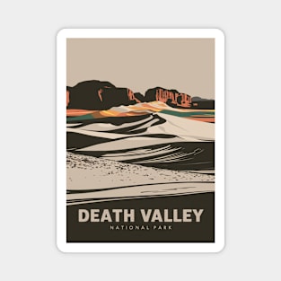 Death Valley Minimal Landscape Magnet