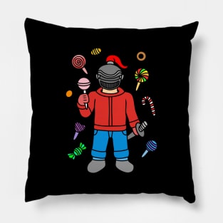 Cute cartoon knight love candies Pillow