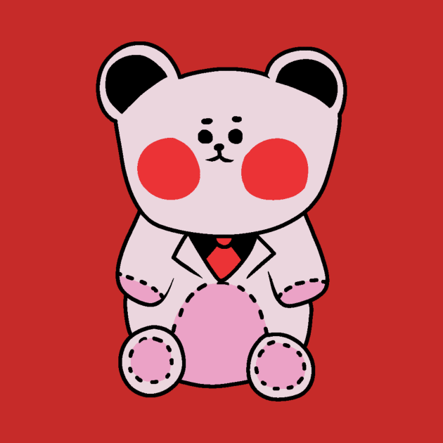 Pink Teddy by LaserPewPew