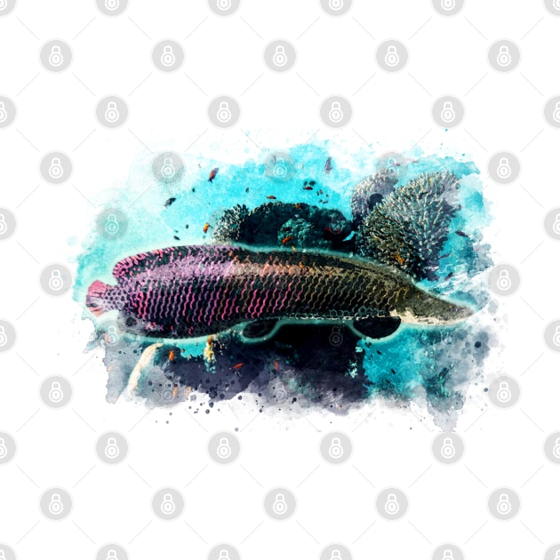 ☸ ARAPAIMA ☸ River Monster Souvenir for the true Fishing fans / Pirarucu / Paiche by Naumovski