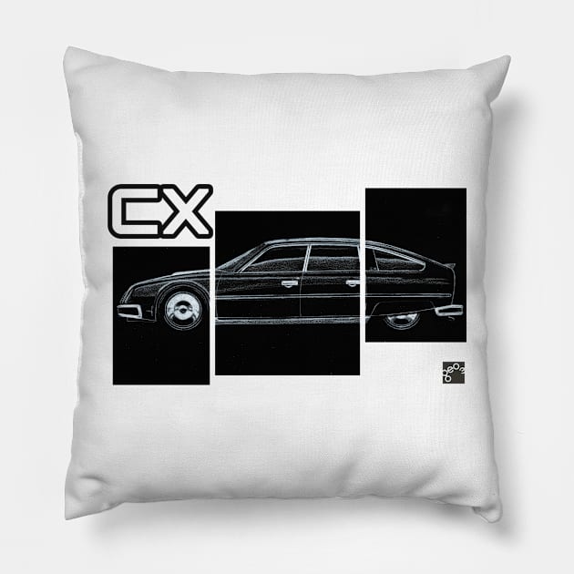 Geo3Doodles CX Doodle Pillow by Geo3doodles