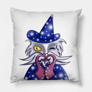 Сat-wizard loves you Pillow