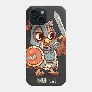 Knight Owl Animal Pun Shirt Phone Case