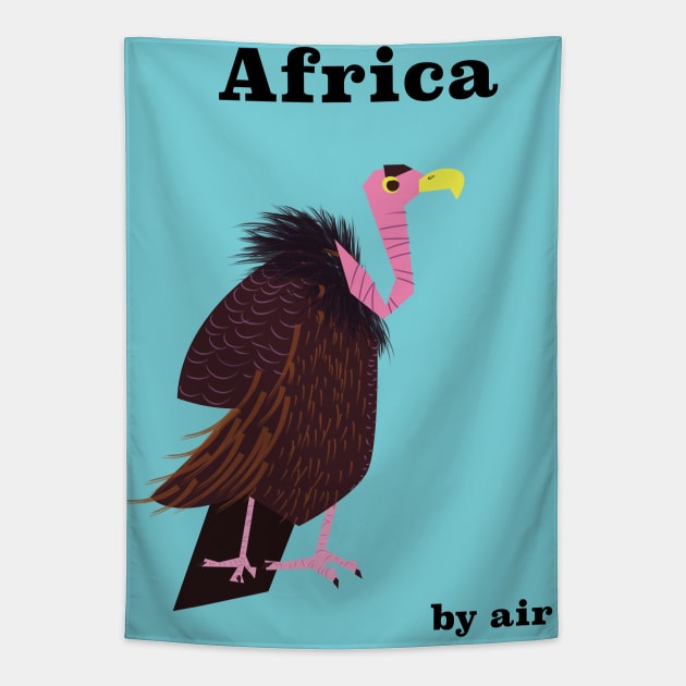 Africa "By Air" Tapestry by nickemporium1