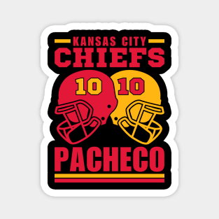 Kansas City Chiefs Pacheco 10 American Football Retro Magnet