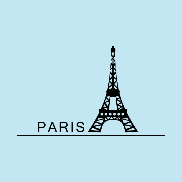 Paris T-Shirt by scoffin