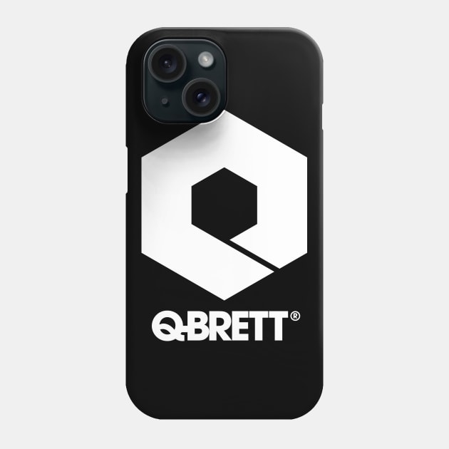 Q-BRETT (white) Phone Case by ikaradesign