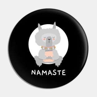 Namaste cute yoga Pin