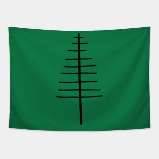 Christmas tree Minimalist Tapestry