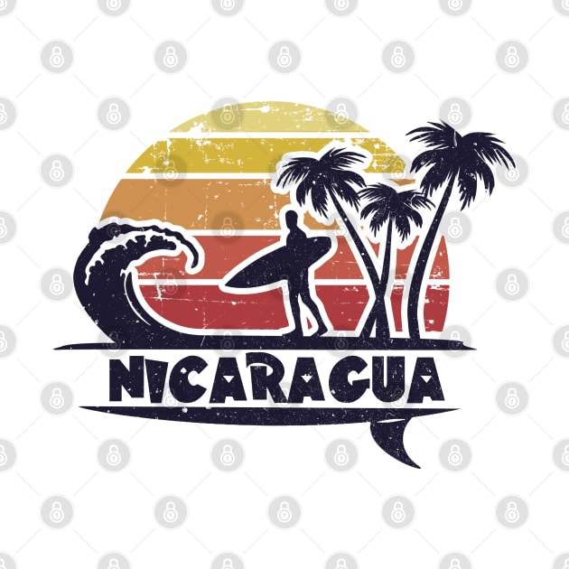 Nicaragua surf beach. Perfect present for mom mother dad father friend him or her by SerenityByAlex