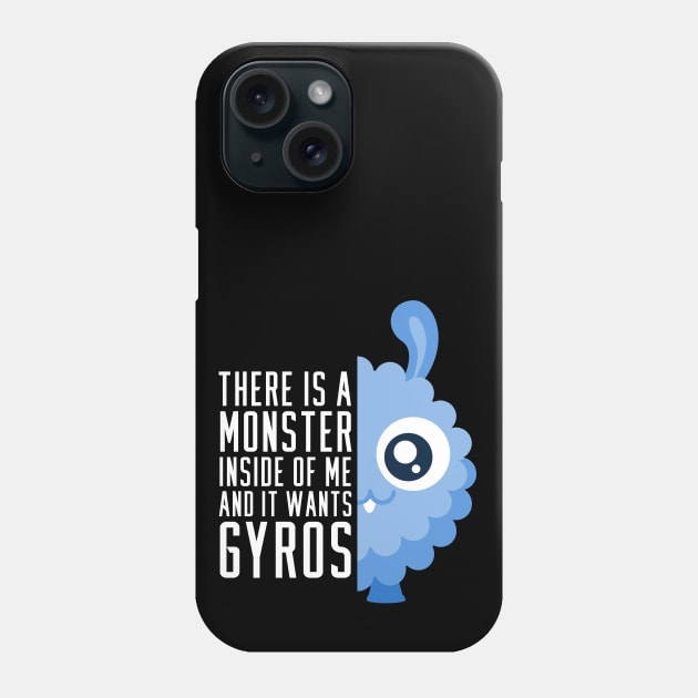 Gyros Monster Phone Case by ArticaDesign