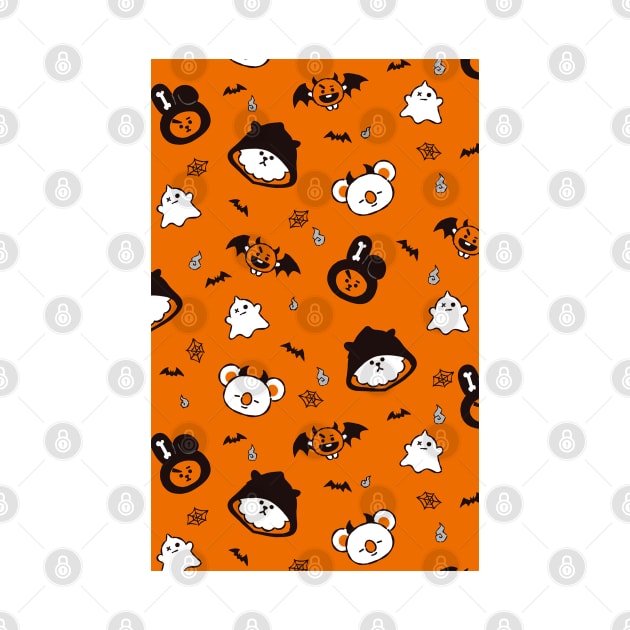 BT21 Halloween Pattern by ZeroKara