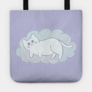 Pastel Cloud Cat Tote