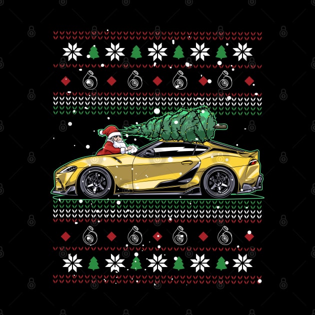 Christmas Ugly Toyota Supra A90! Best Car Guy Present by racingfactory
