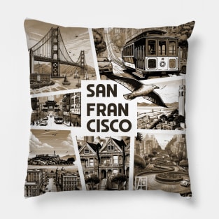 USA CITY - SAN FRANCISCO - TRAVEL -2 Pillow