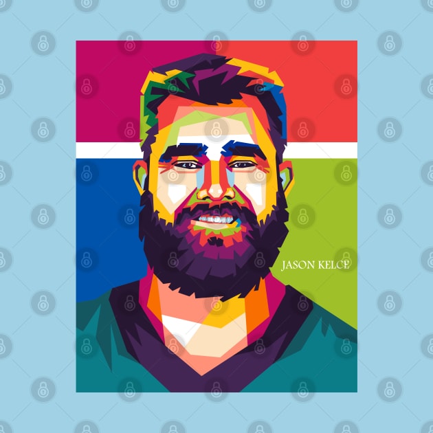 Jason Kelce by cool pop art house