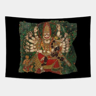 Narasimha Vintage Oil Painting Tapestry