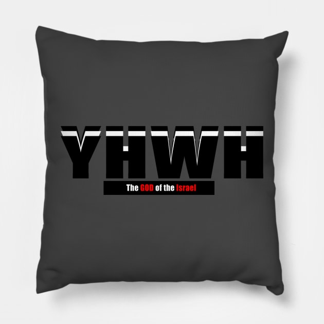 YHWH Pillow by Flexxie Merch