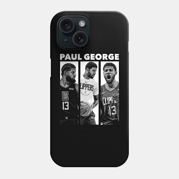 Paul George Basketball Phone Case by Playful Creatives