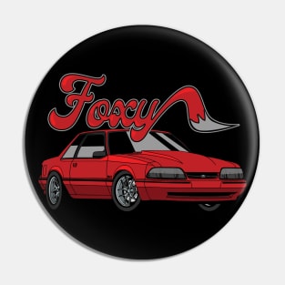 Foxy Ford Mustang Pin