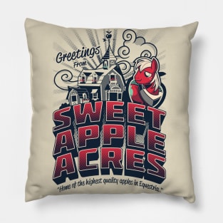 Greetings From Sweet Apple Acres - Variant Pillow