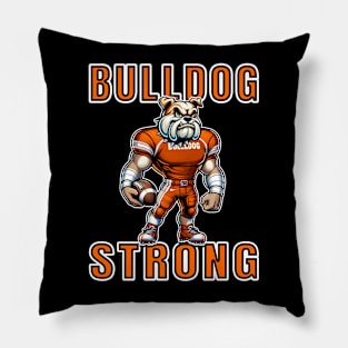 Bulldog Strong Pillow