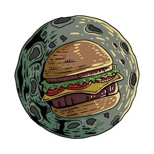 Burger moon T-Shirt