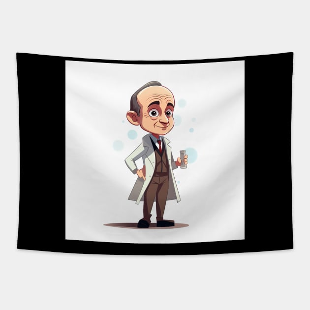 Enrico Fermi Tapestry by ComicsFactory