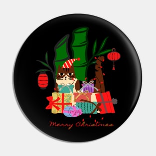 meowy christmas Pin