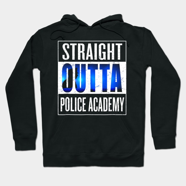 Police Officer Academy Graduate Straight Outta T-Shirt Gift Police Officer Academy Graduate Straight Outta T-Shirt Gift