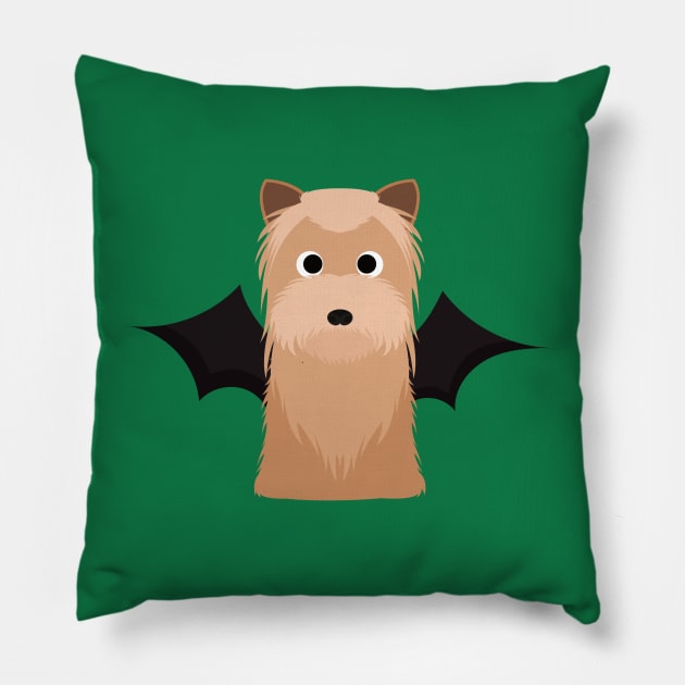 Yorkshire Terrier Halloween Fancy Dress Costume Pillow by DoggyStyles