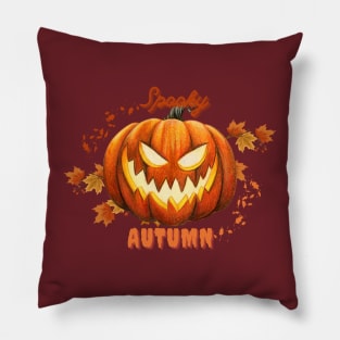 Spooky Autumn Pillow