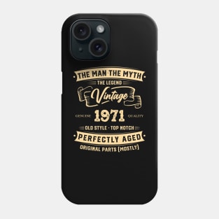 The Legend Vintage 1971 Perfectly Aged Phone Case