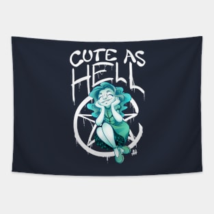 Cute as Hell - Light Tapestry