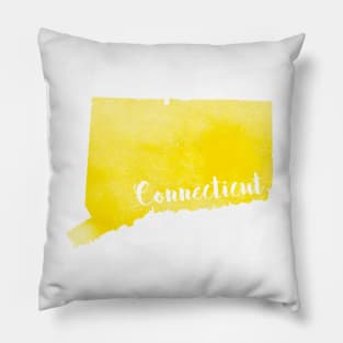 Connecticut Yellow Pillow