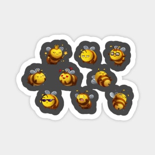 Funny Bees Magnet