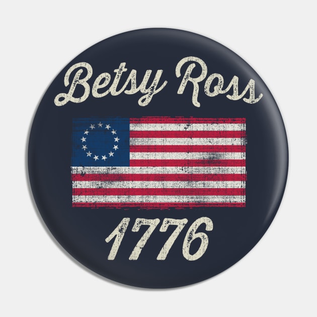 Betsy Ross American Flag 1776 Pin by Designkix